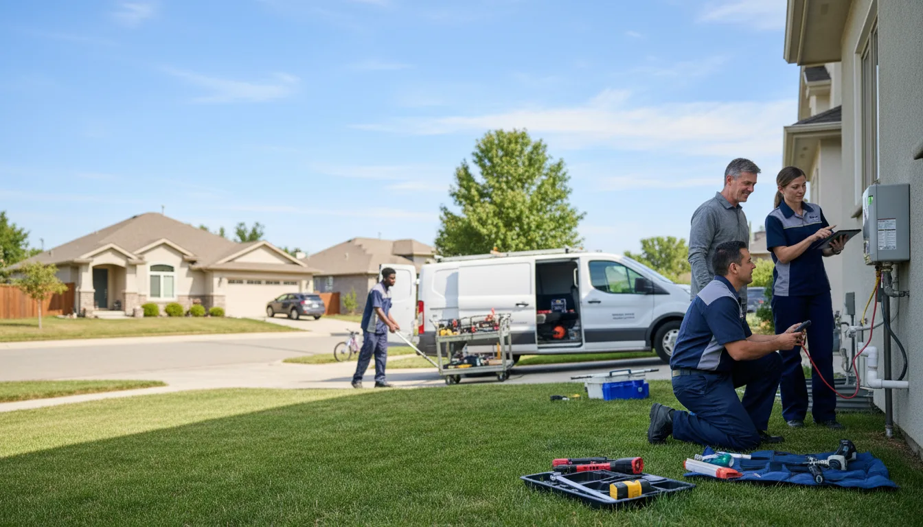 Tankless water heater service in Columbia, VA